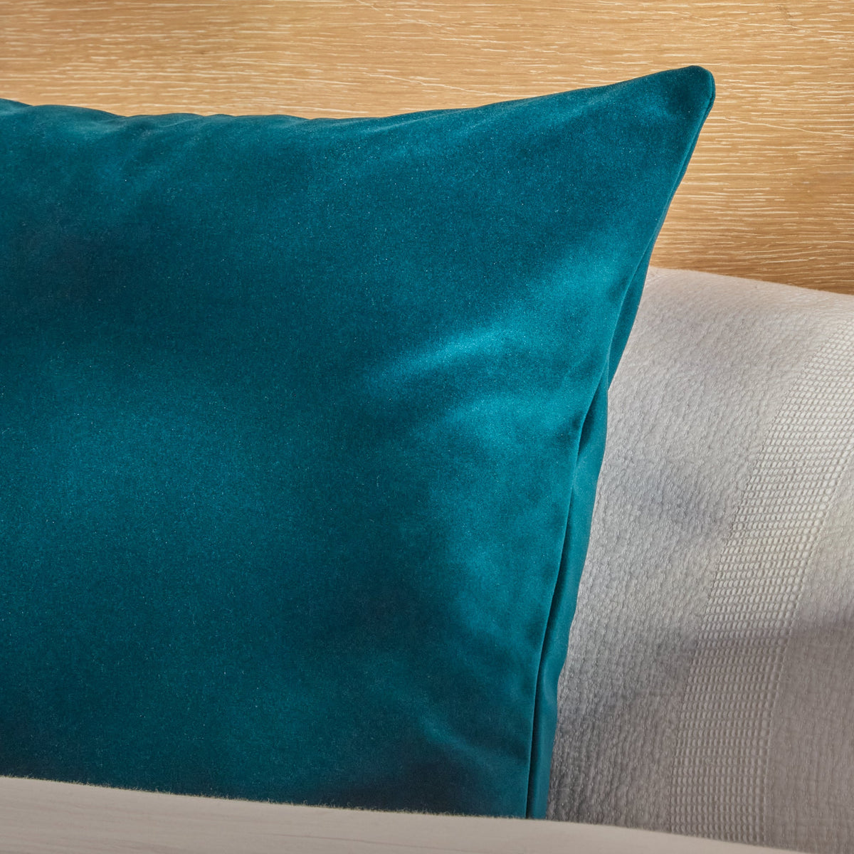 Yelden 50x50cm Scatter Cushion Cover - Deep Teal Velvet - Laura James