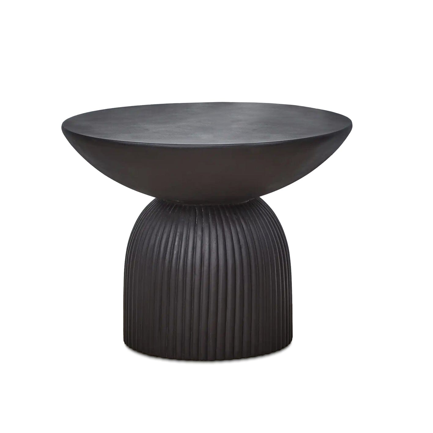 Zaliki Concrete Coffee Table - Black - Laura James