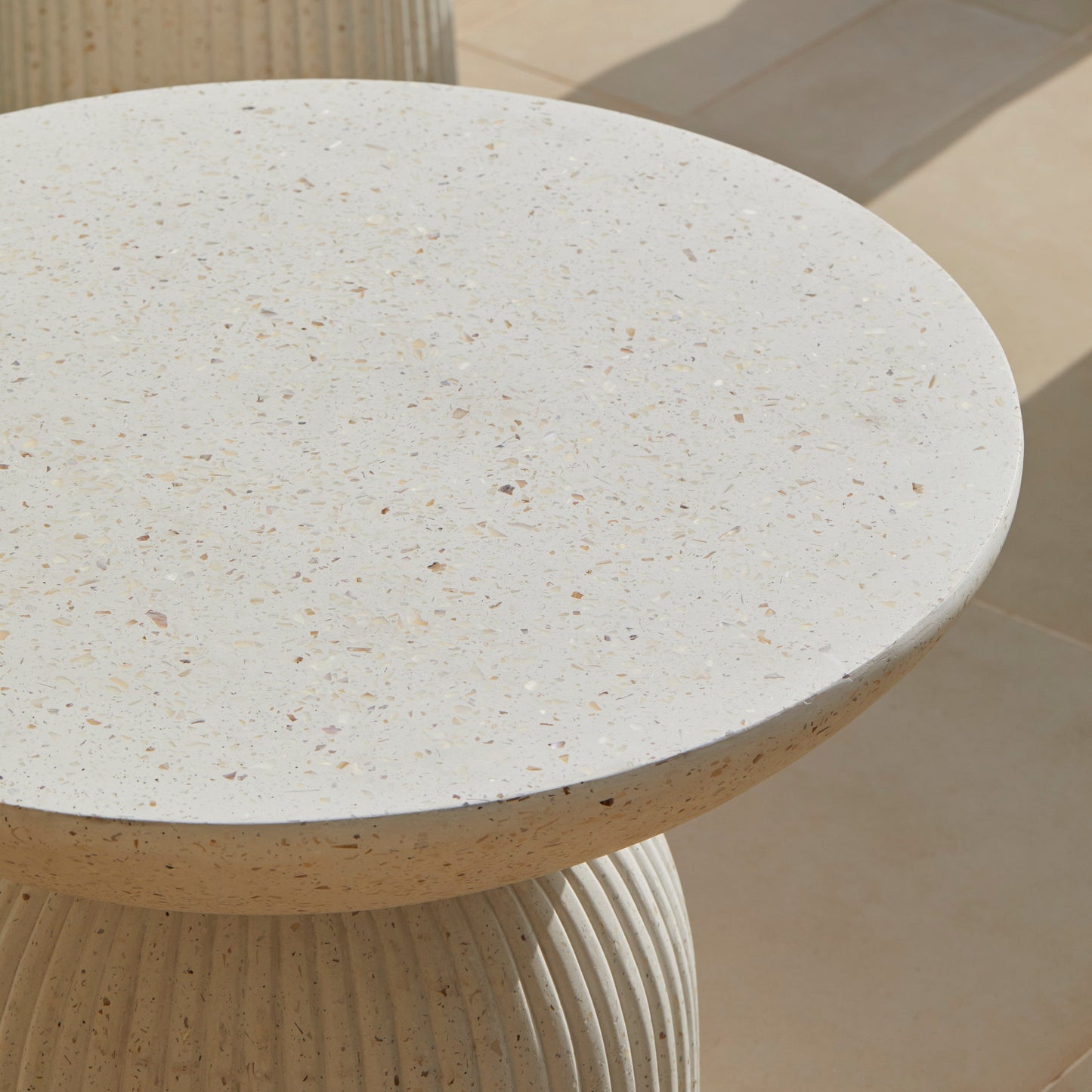 Zaliki_35cm_Concrete_Round_Side_Table_Paprika_Terrazzo