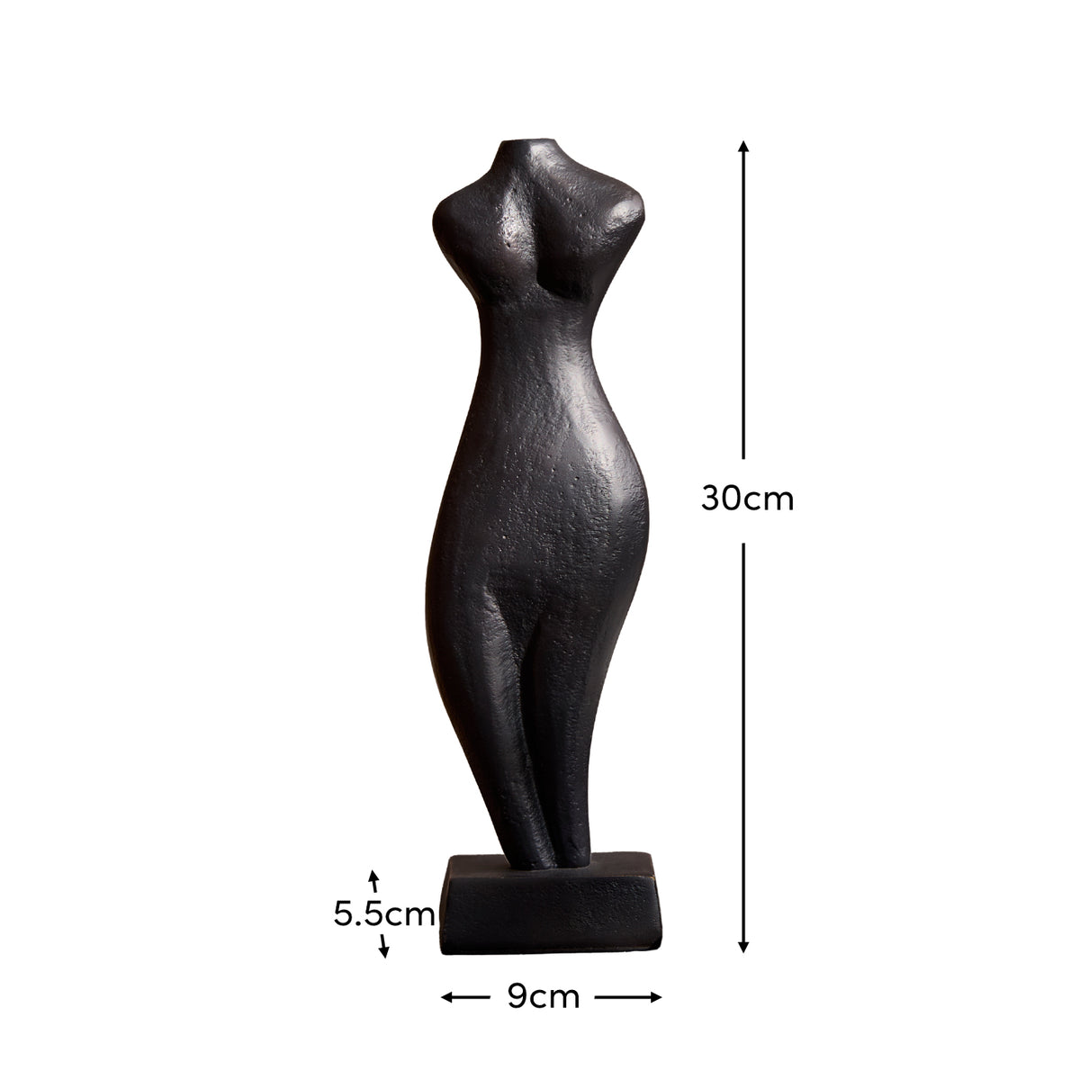 Zennor 36cm Figure Ornament - Brushed Bronze - Laura James