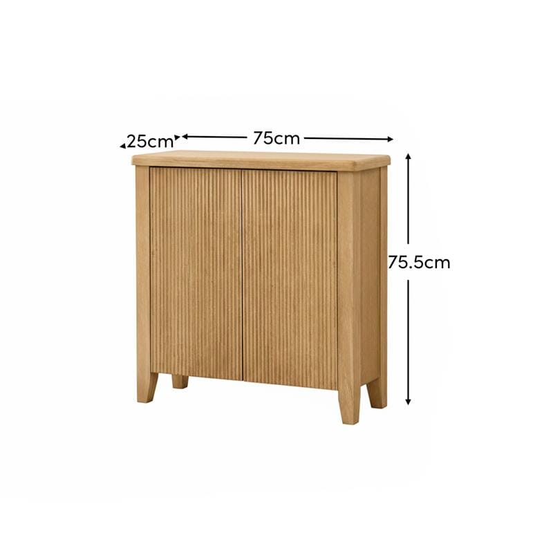 Raleigh_75cm_Two_Door_Sideboard_Whitewash_Oak-11 - Laura James