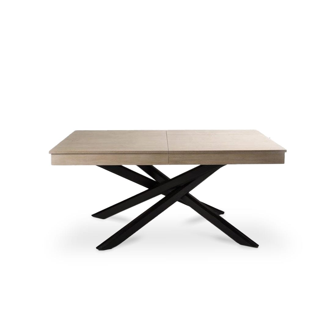 Amelia Whitewash Extendable Dining Table Set