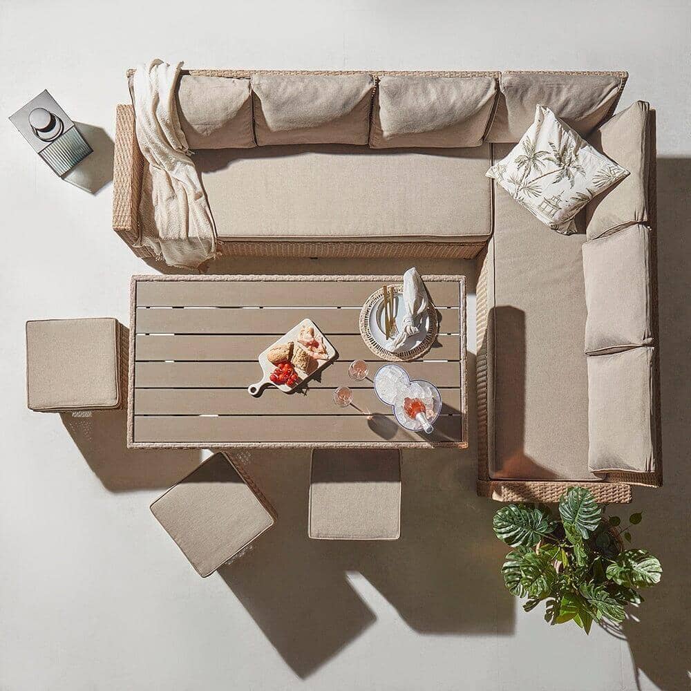Aston natural brown cushion covers - Laura James