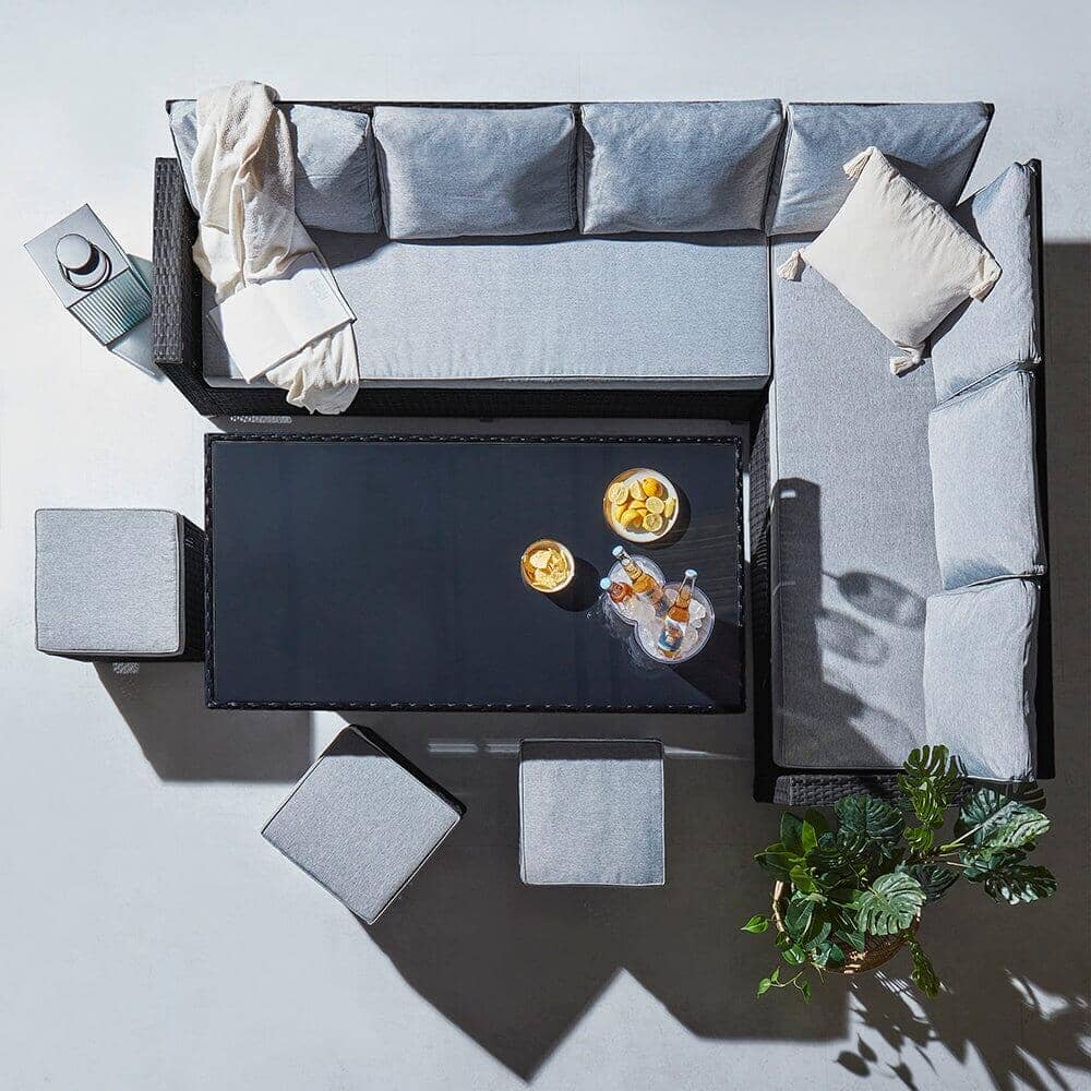 Aston cushion covers grey/black - Laura James