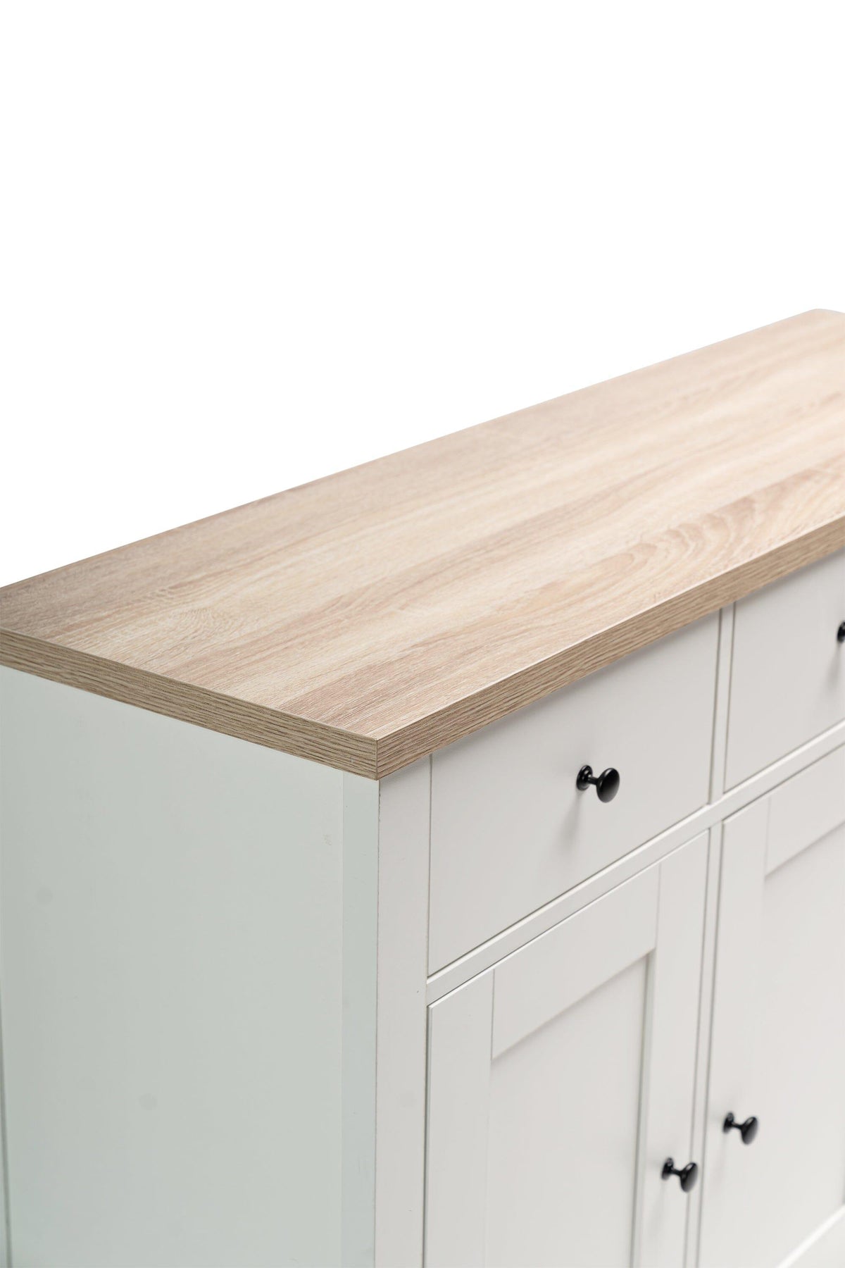 Bampton 3 Door Sideboard - Alabaster White - Laura James