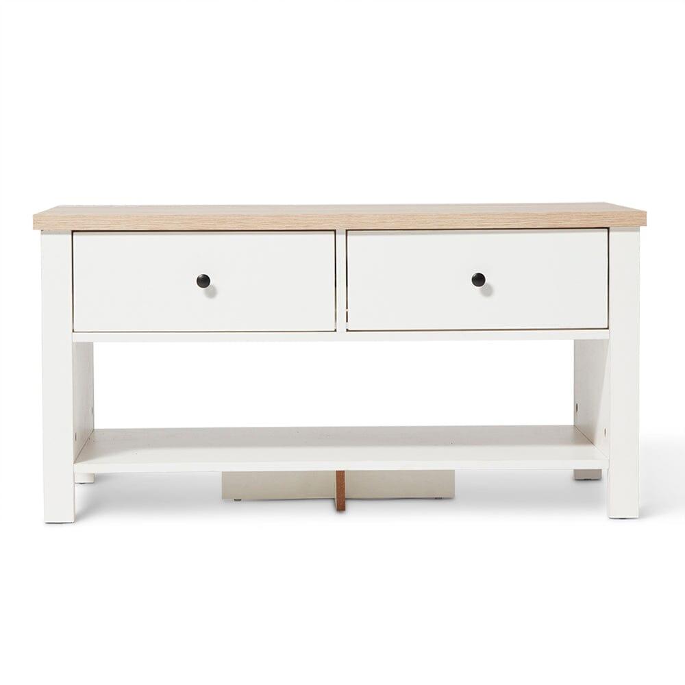 Bampton Coffee Table Alabaster White - Laura James