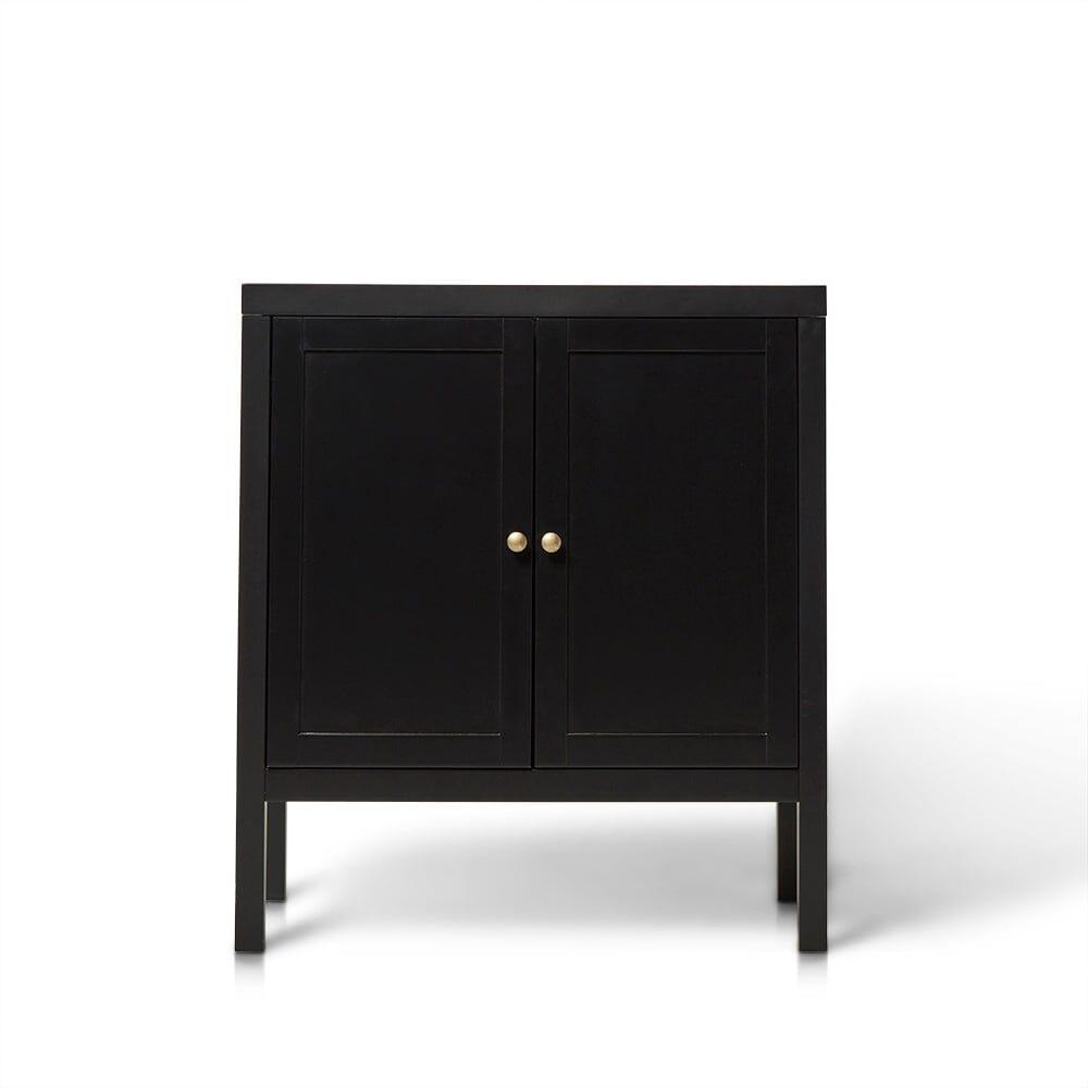 Charlie 2 Door Sideboard in Noir Black - Laura James