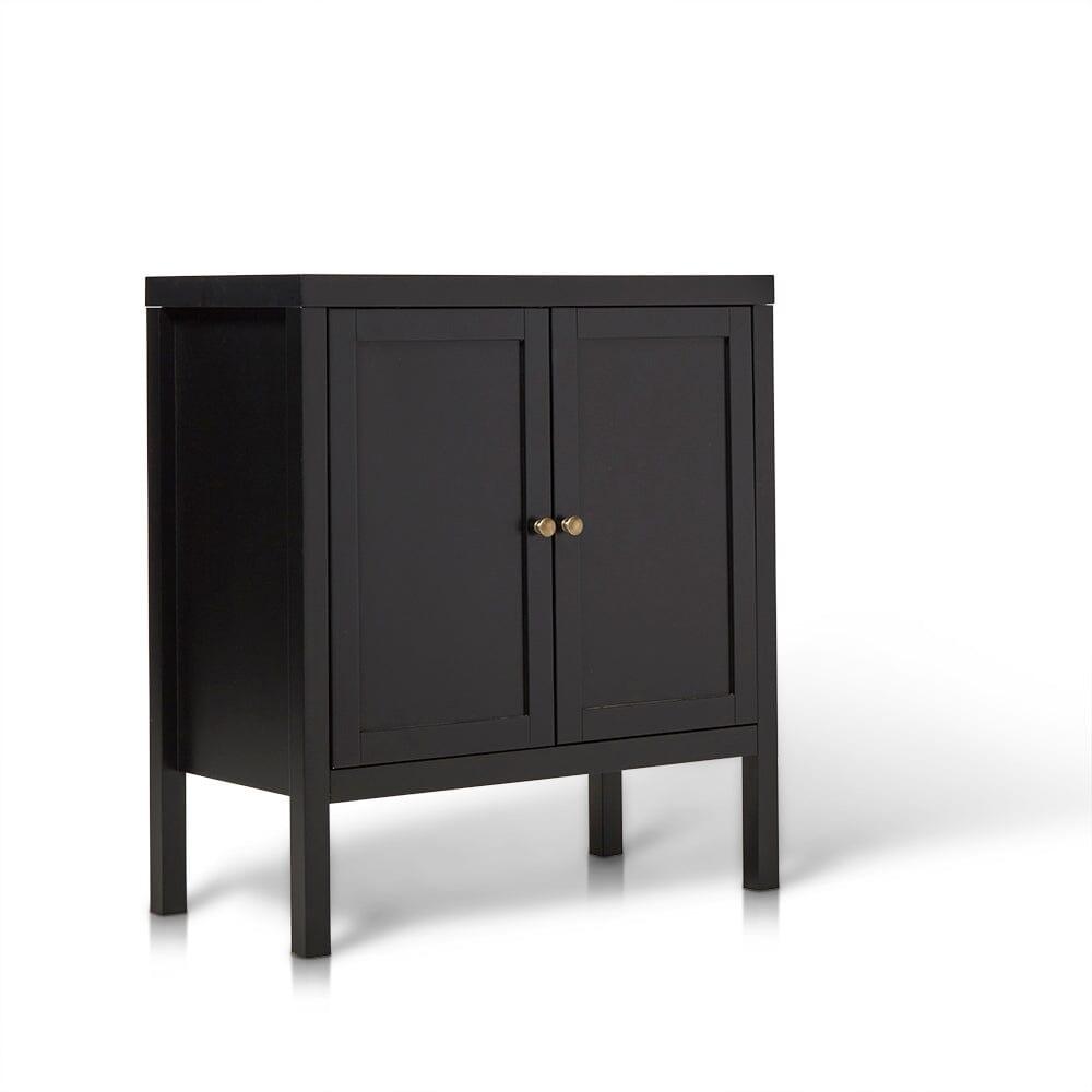 Charlie 2 Door Sideboard in Noir Black - Laura James