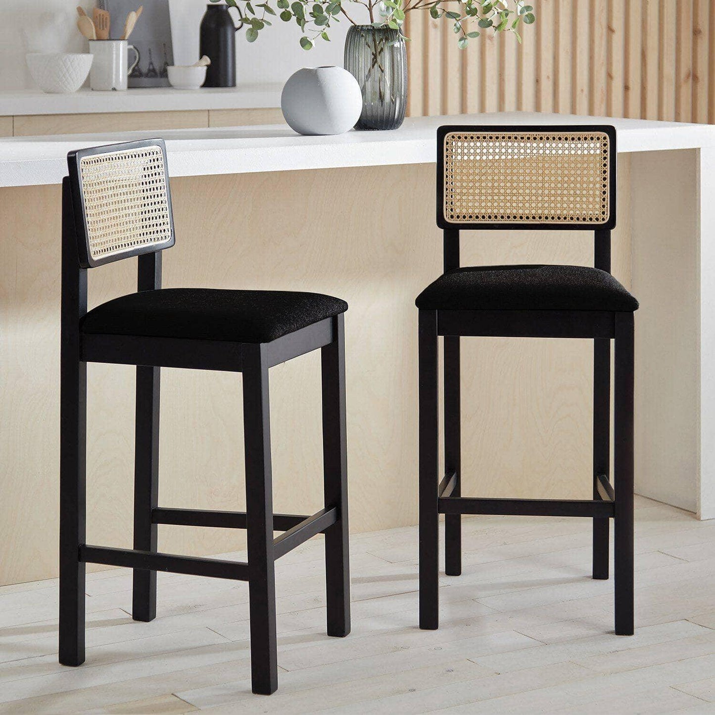 Charlie bar stool - black - Laura James