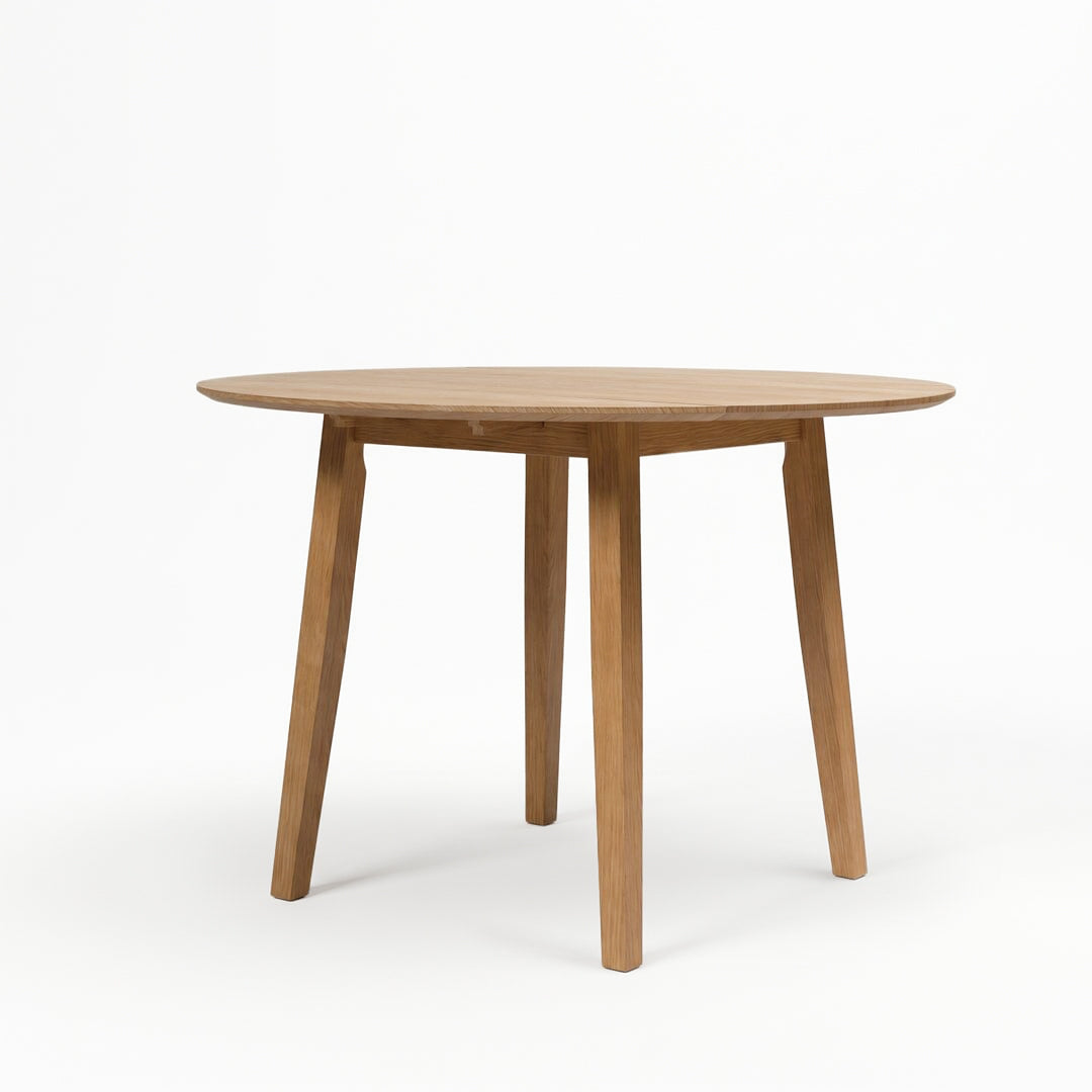 Charlie Whitewash Drop Leaf Table - 100cm - Laura James