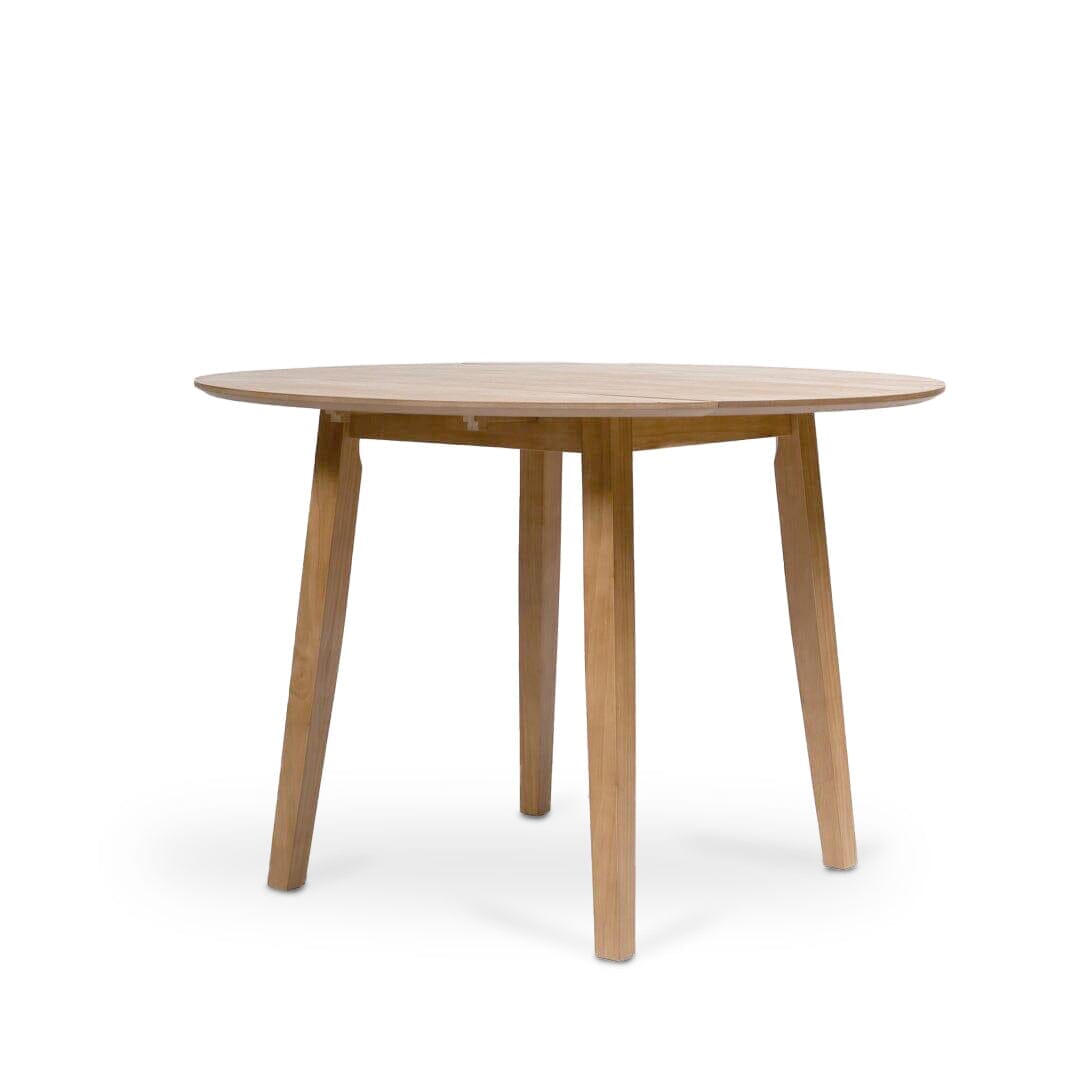 Charlie Pale Oak Dining Table - Drop Leaf