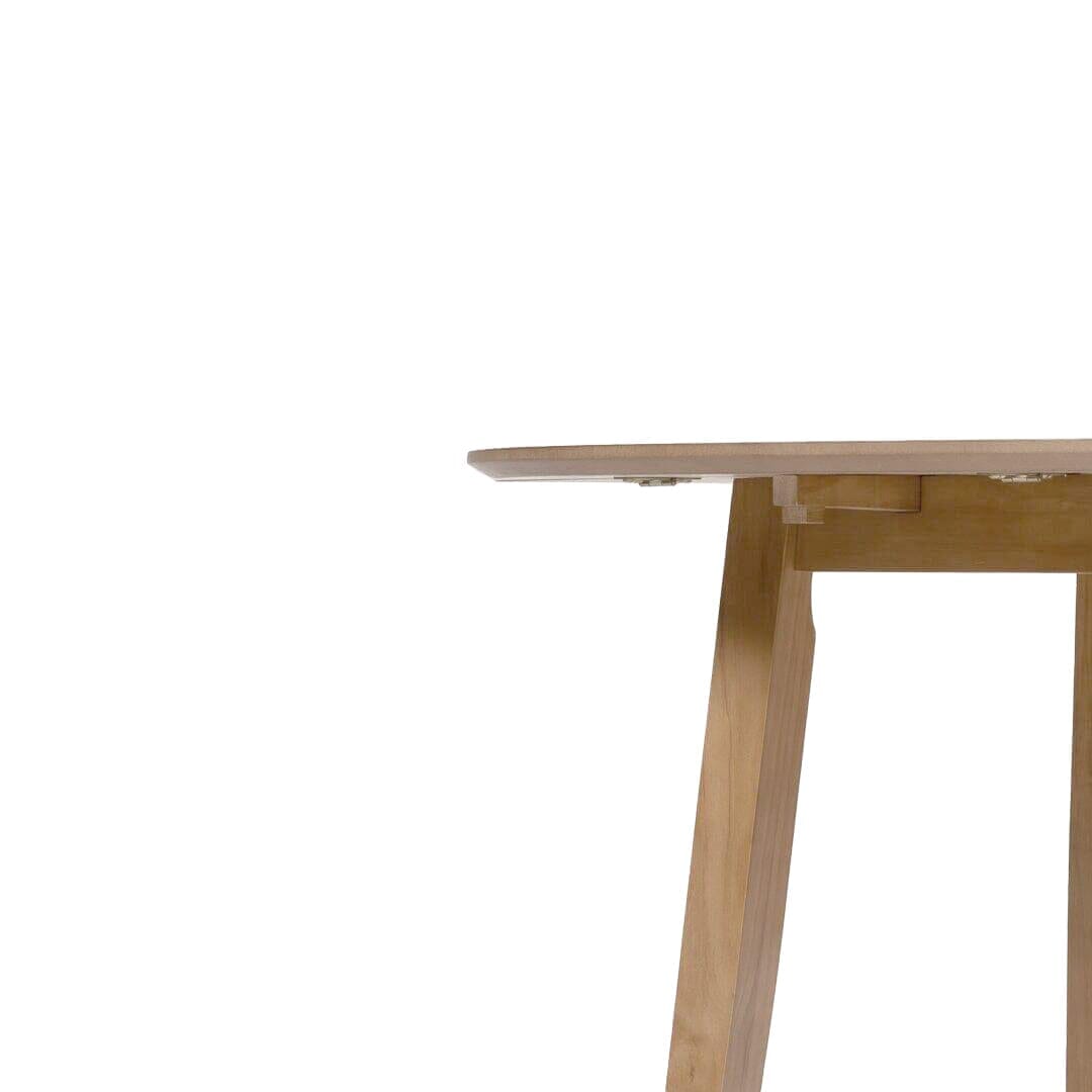 Charlie Pale Oak Dining Table - Drop Leaf