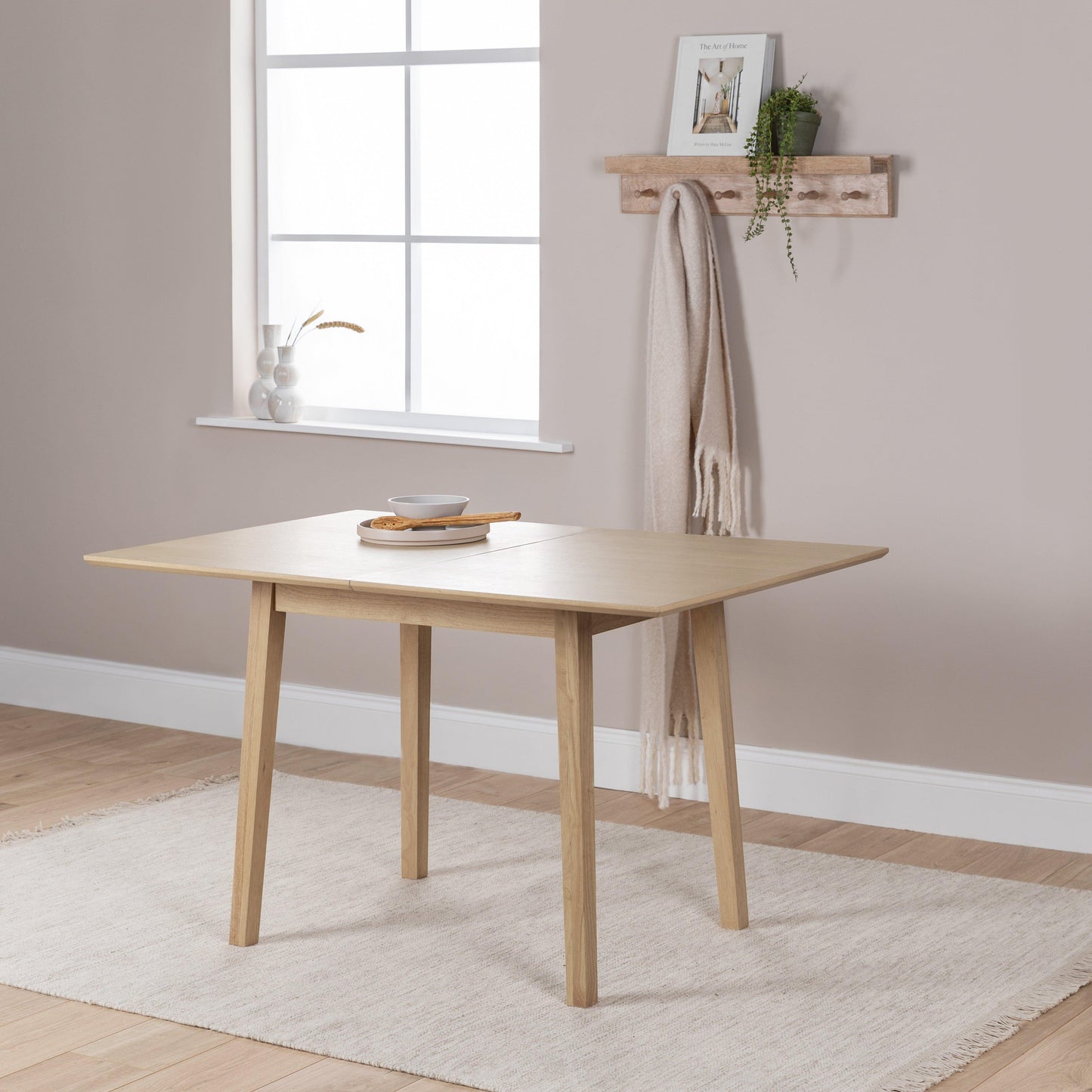 Charlie Pale Oak Extending Dining Table - Laura James