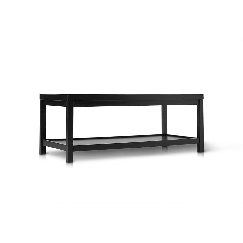 Charlie Rectangular Coffee Table in Noir Black - Laura James