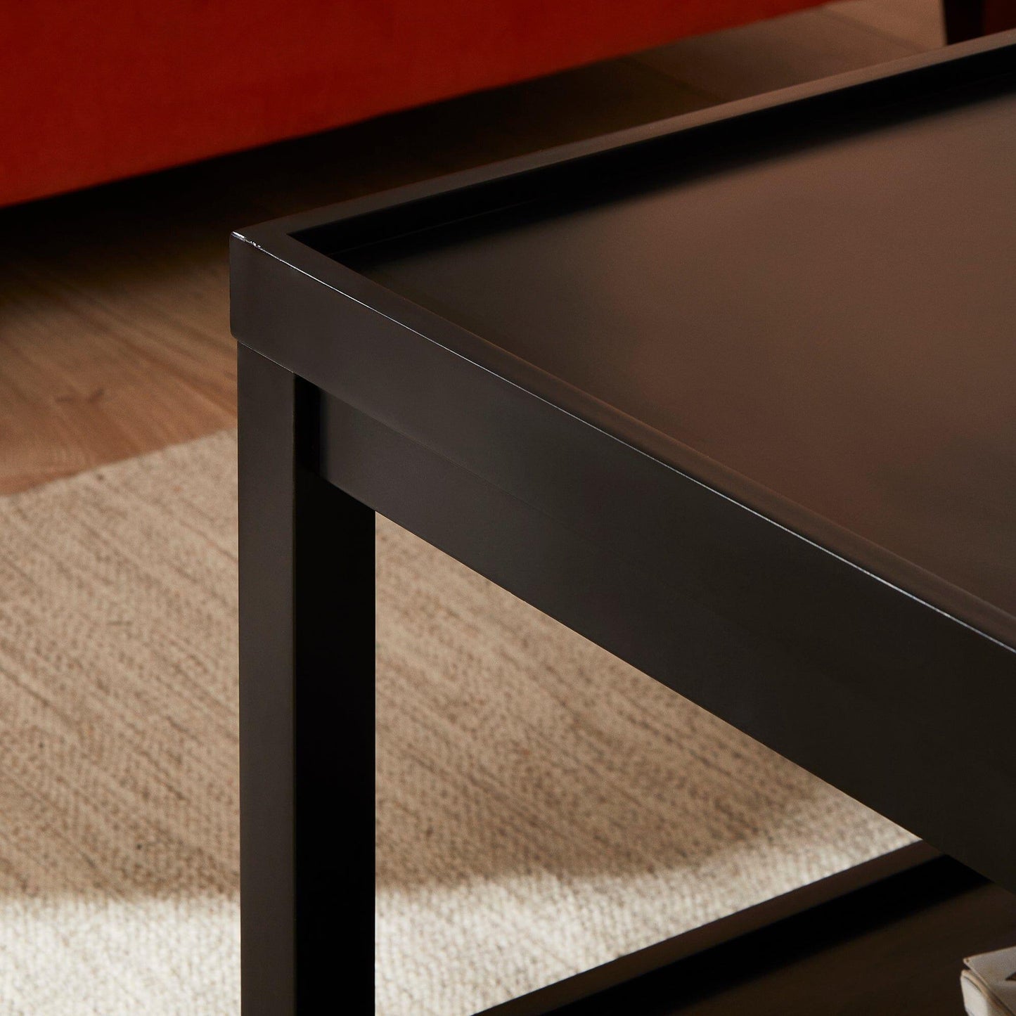 Charlie Side Table in Noir Black - Laura James