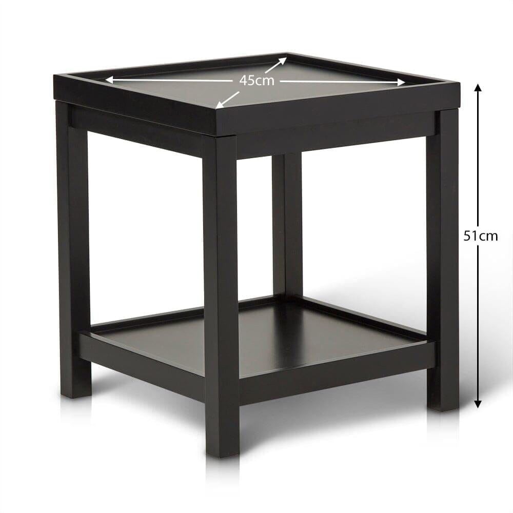 Charlie Black Side Table