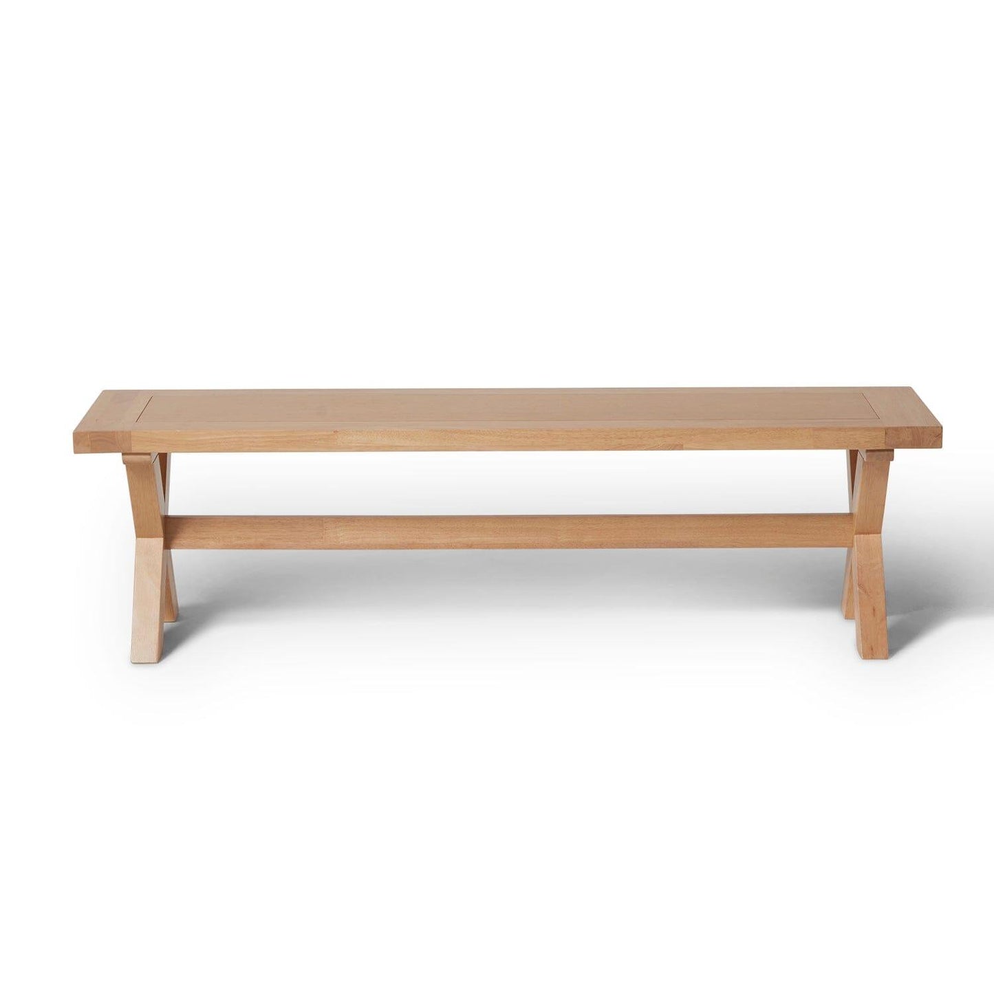 Charlotte Pale Oak Dining Table with 2 Dining Benches - Laura James