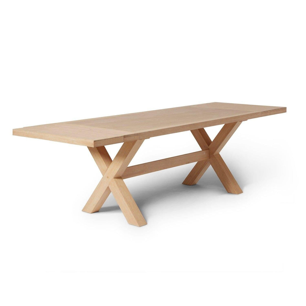 Charlotte Whitewash Extending Dining Table - Laura James