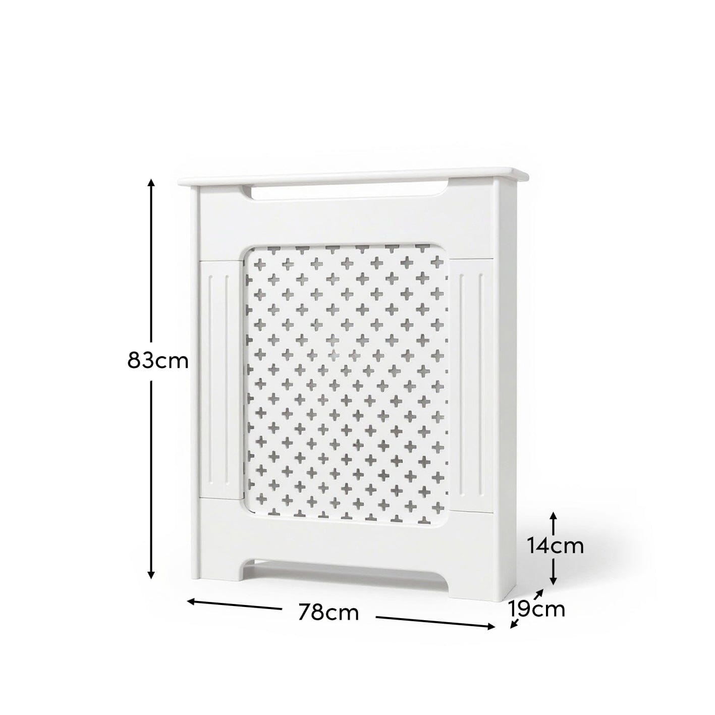 Radiator Cover White Painted Small - Laura James