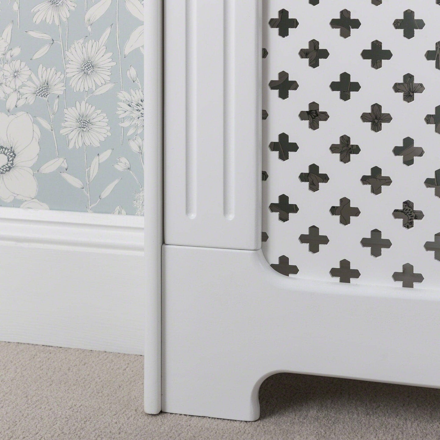 Edith Radiator Cover - White - Medium