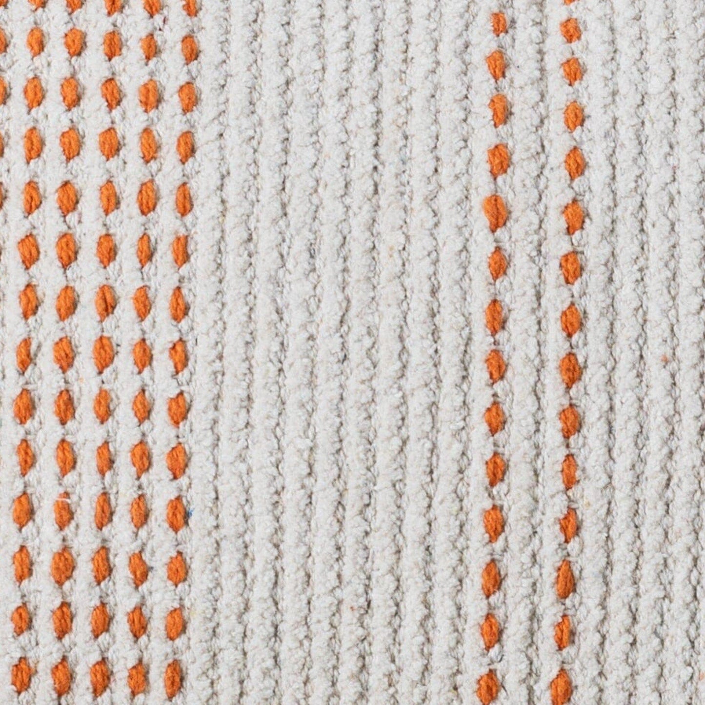 Elberton 55x35cm Cotton Striped Cushion Cover - Burnt Orange