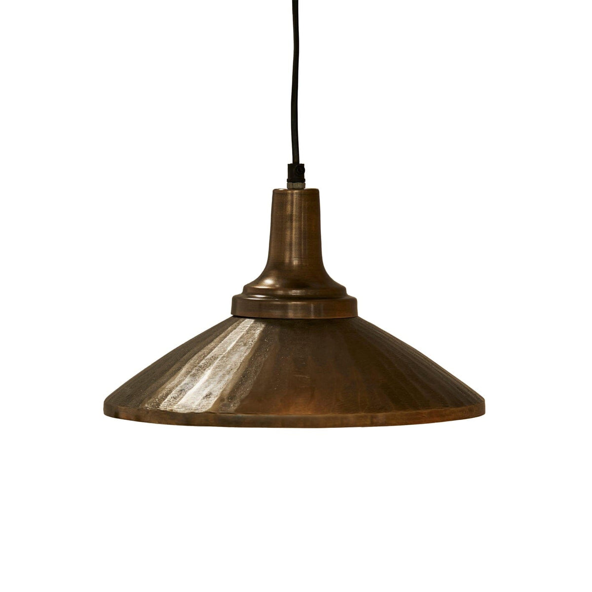 Elcombe 18cm Gold Metal Pendant Light - Laura James