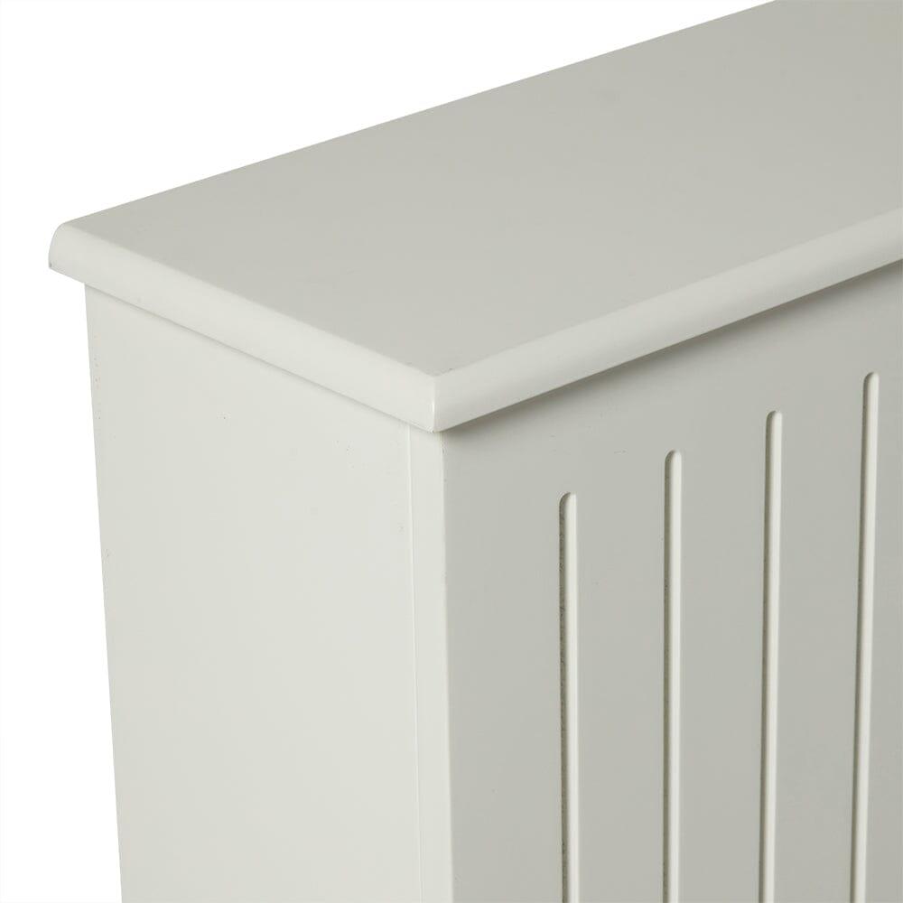 Elspeth Medium Radiator Cover in Snow White - Laura James