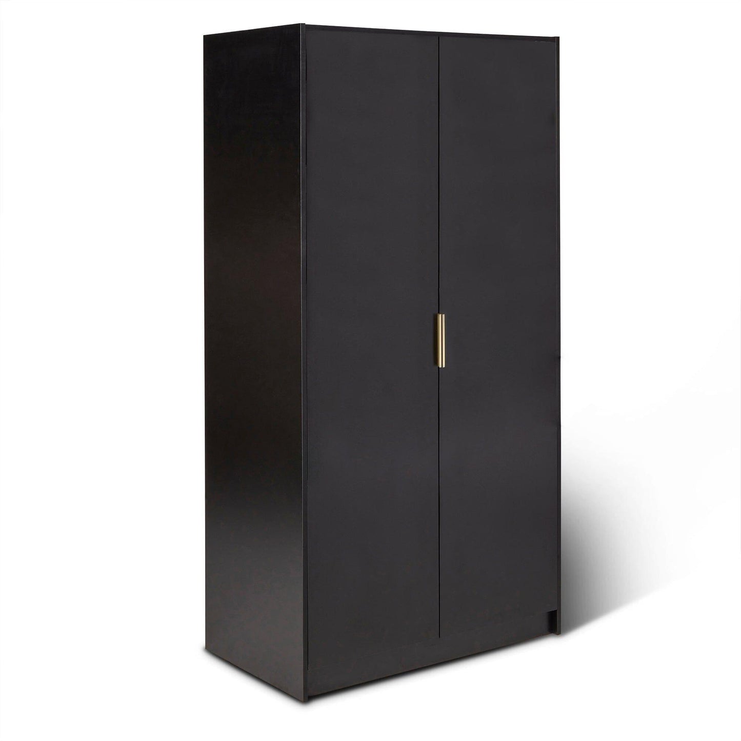 Essie 4 Piece Bedroom Set - 5 Chest of Drawers - Pitch Black