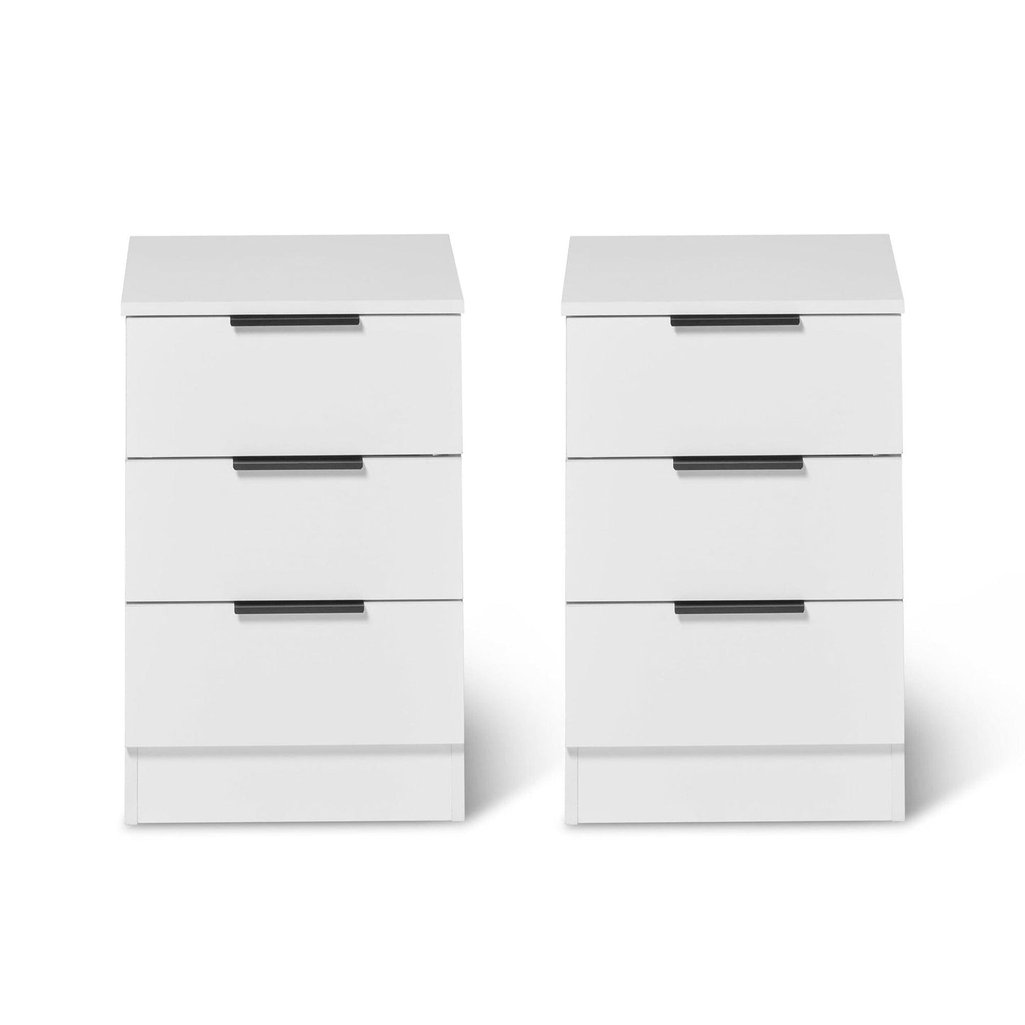 Essie 4 Piece Bedroom Set - 5 Chest of Drawers - Pure White