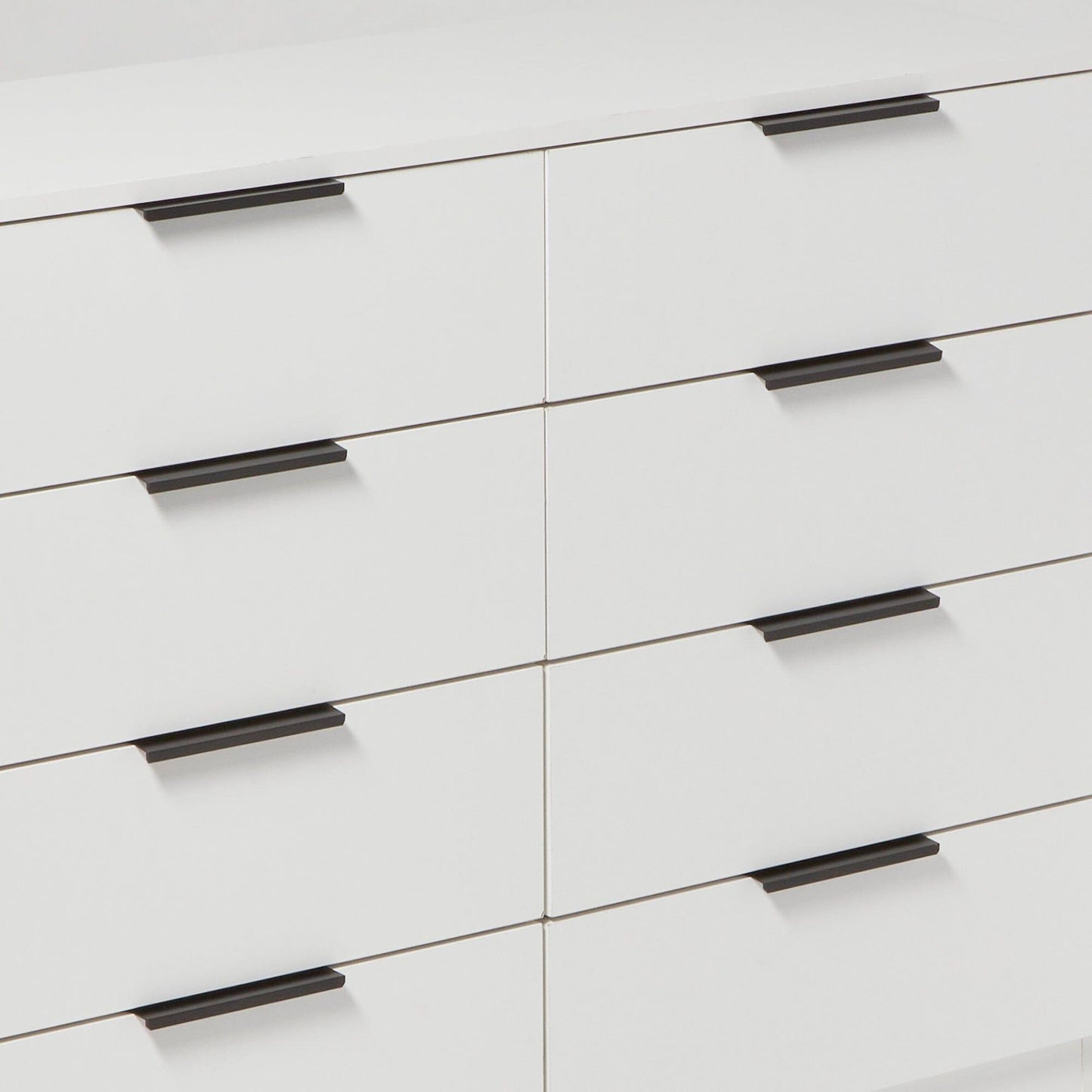 Essie White 8 Drawer Chest of Drawers - Laura James