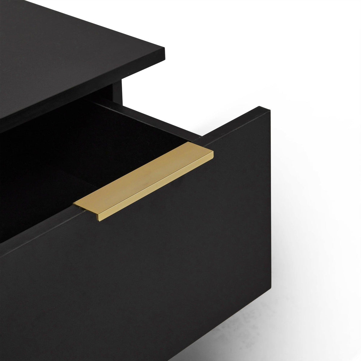 Essie Tall Black Chest of Drawers - Laura James