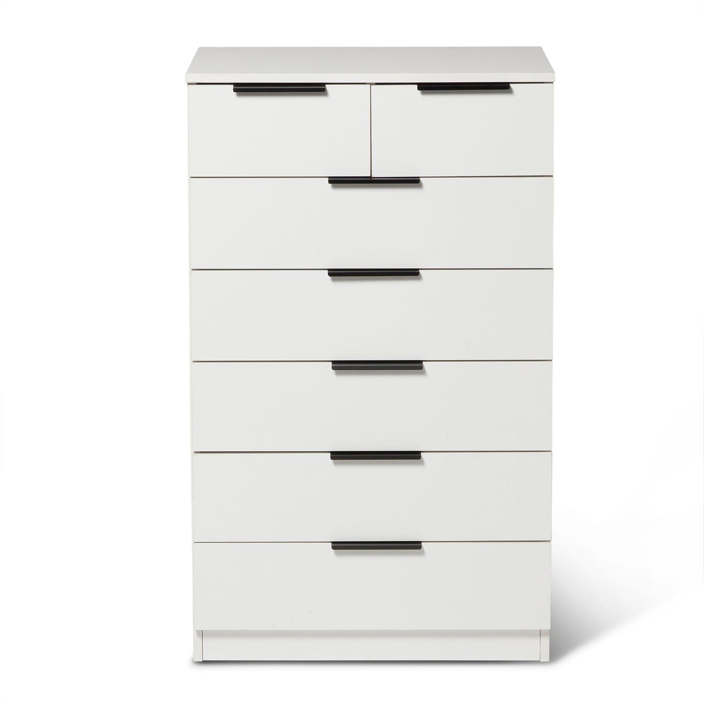 Essie White Tall Chest of 7 Drawers by Laura James