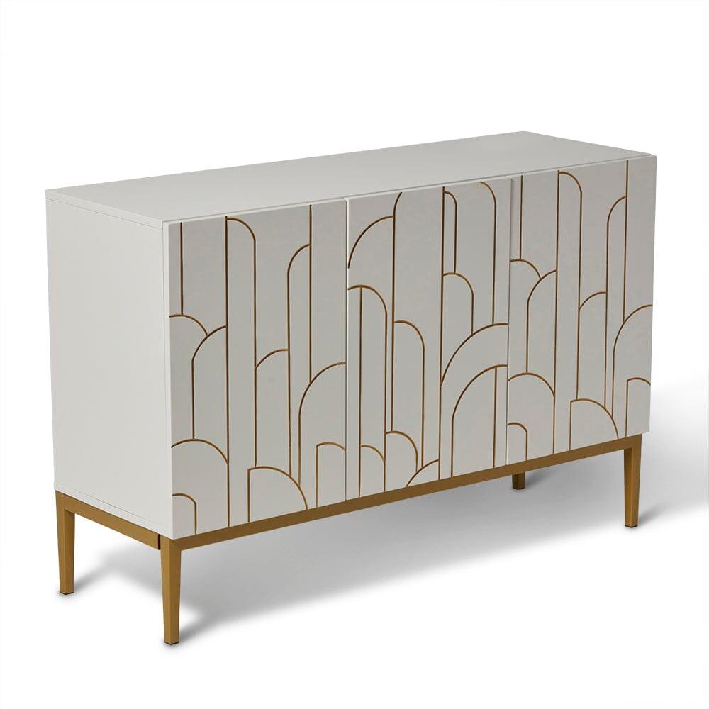 Gatsby 3 Door Sideboard – Snow White - Laura James