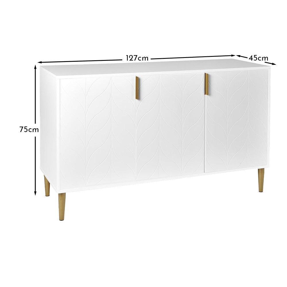 Gloria Deco Sideboard, Snow White - Laura James