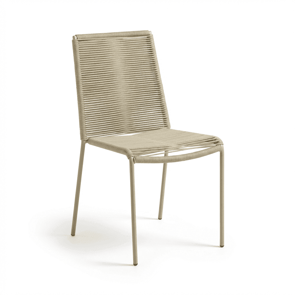 Ryder Dining Chair Set of 2 - Clay Rope - Laura James