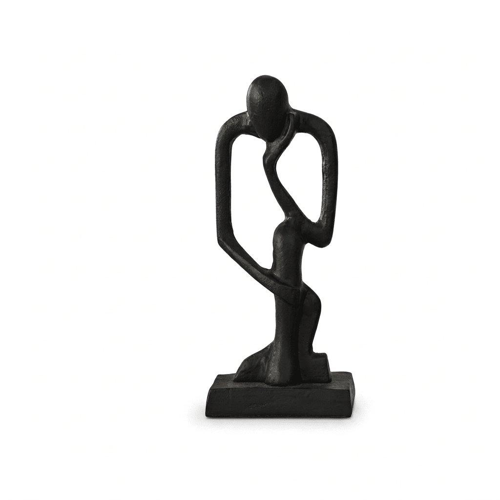 Embley 33cm Metal Ornament - Black - Laura James