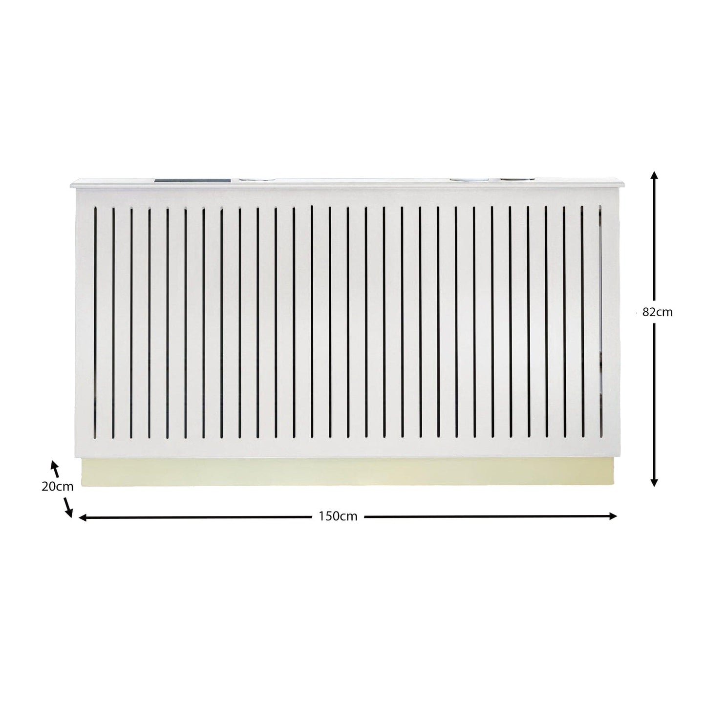 Iliana Large Radiator Cover - Snow White - Laura James