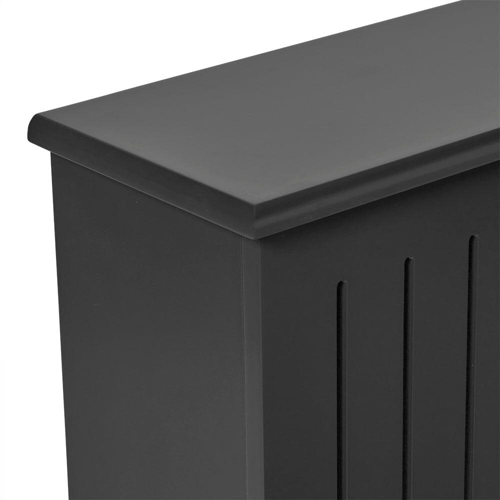 Iliana Medium Radiator Cover in Charcoal Grey - Laura James