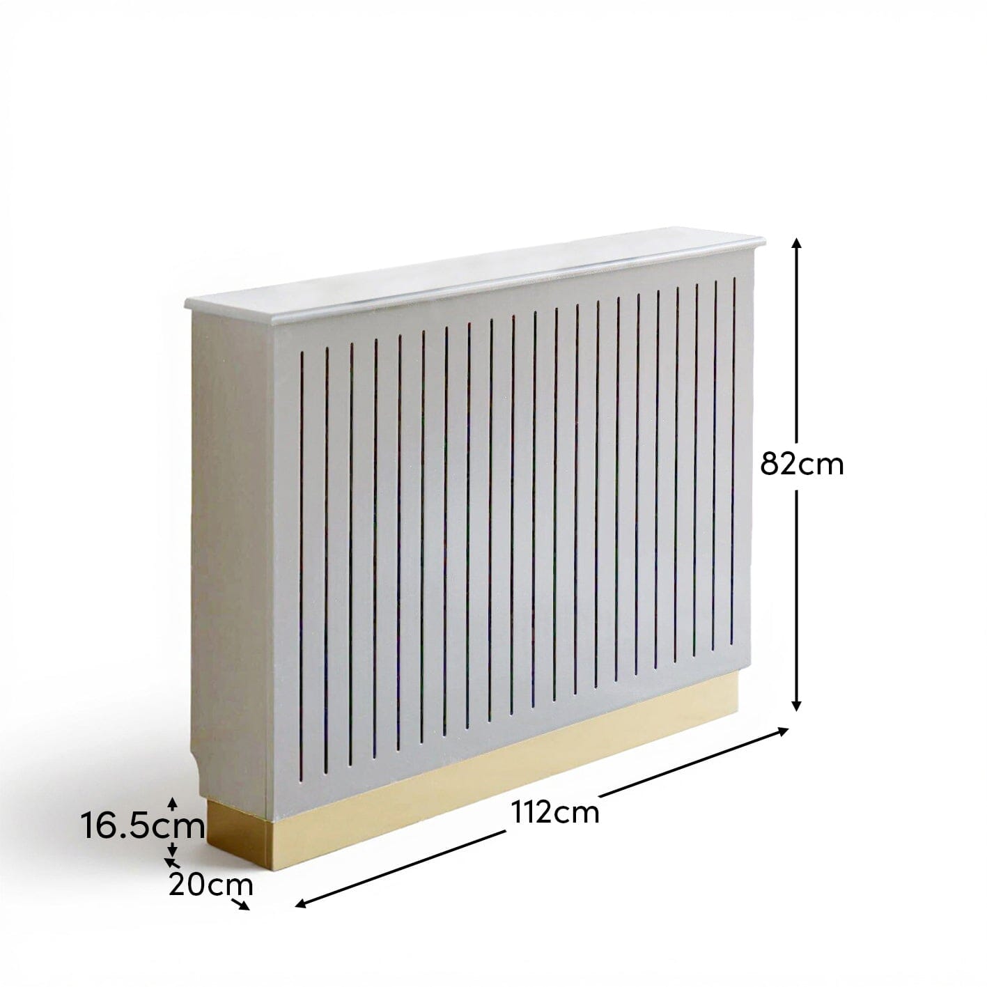 Iliana Medium Radiator Cover - Snow White - Laura James