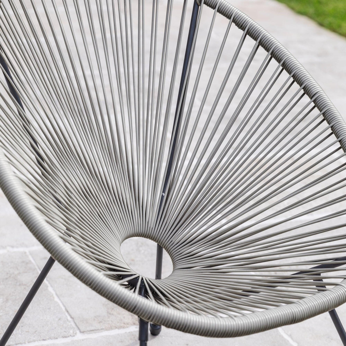 Indra String Bistro Set - grey - Laura James