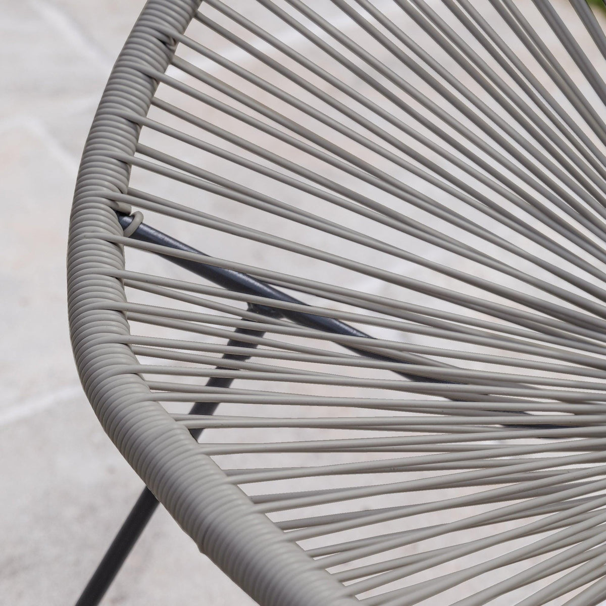 Indra String Bistro Set - grey - Laura James