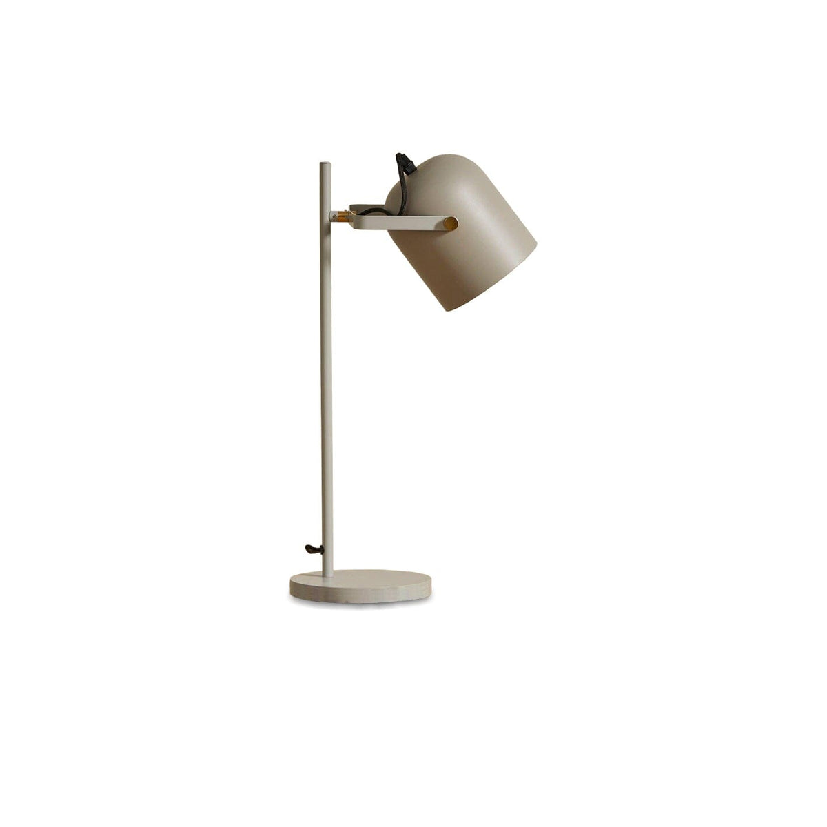 Birstall 41cm Metal Desk Lamp - Grey - Laura James