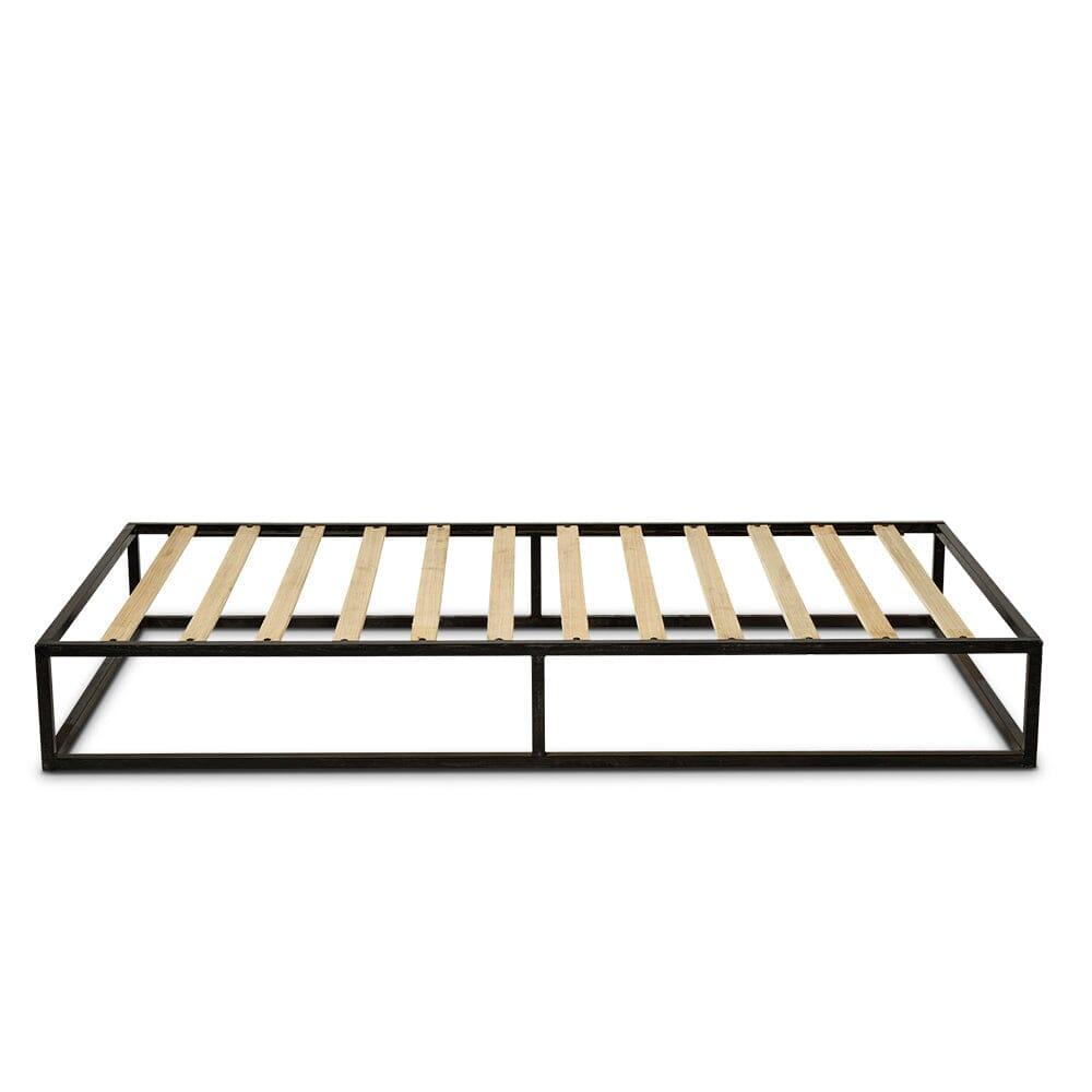 Indy Single Platform Bed - Black Metal - Laura James