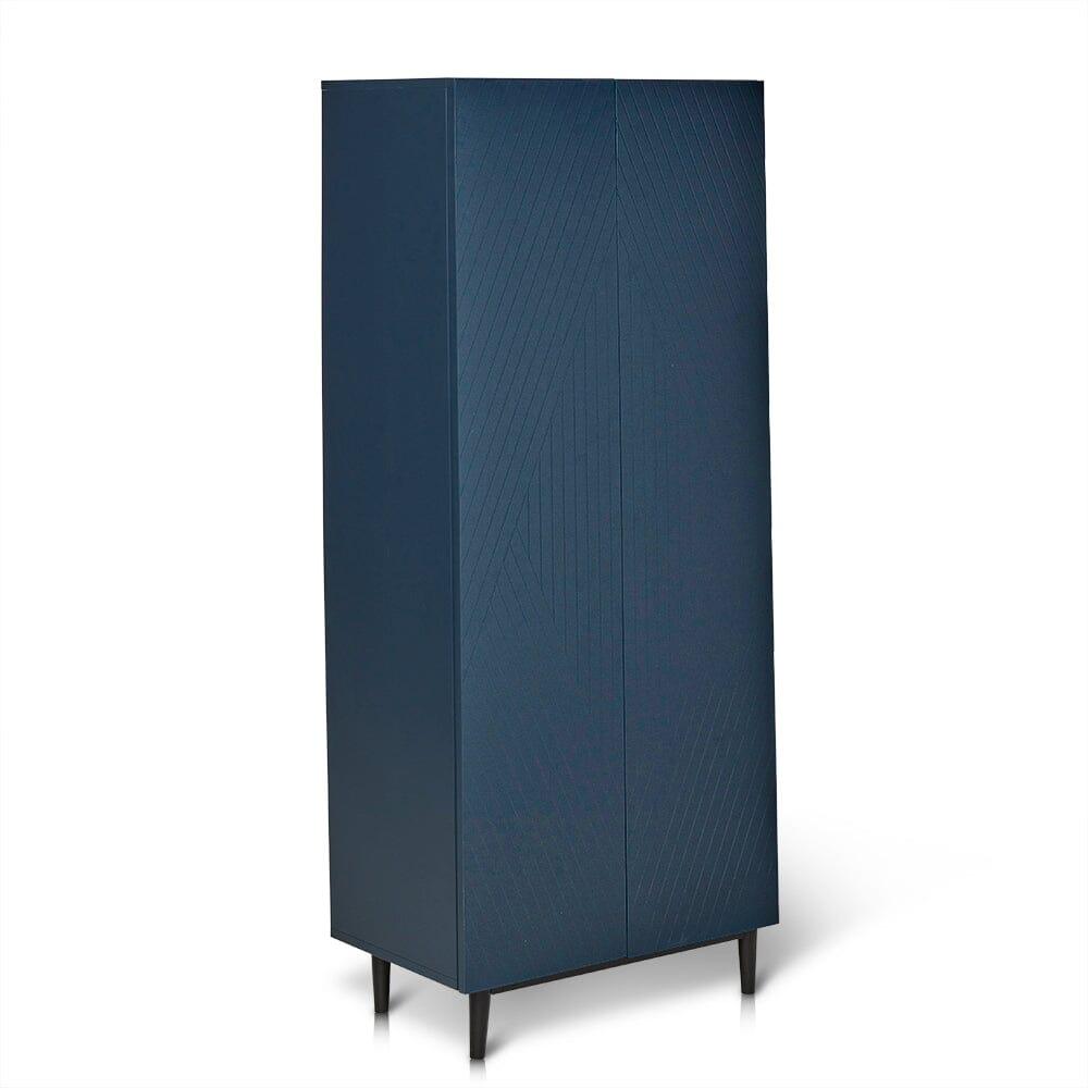 Jack shoe cabinet - geometric - blue - Laura James