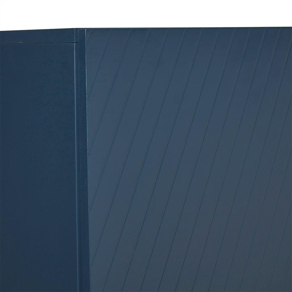 Jack shoe cabinet - geometric - blue - Laura James