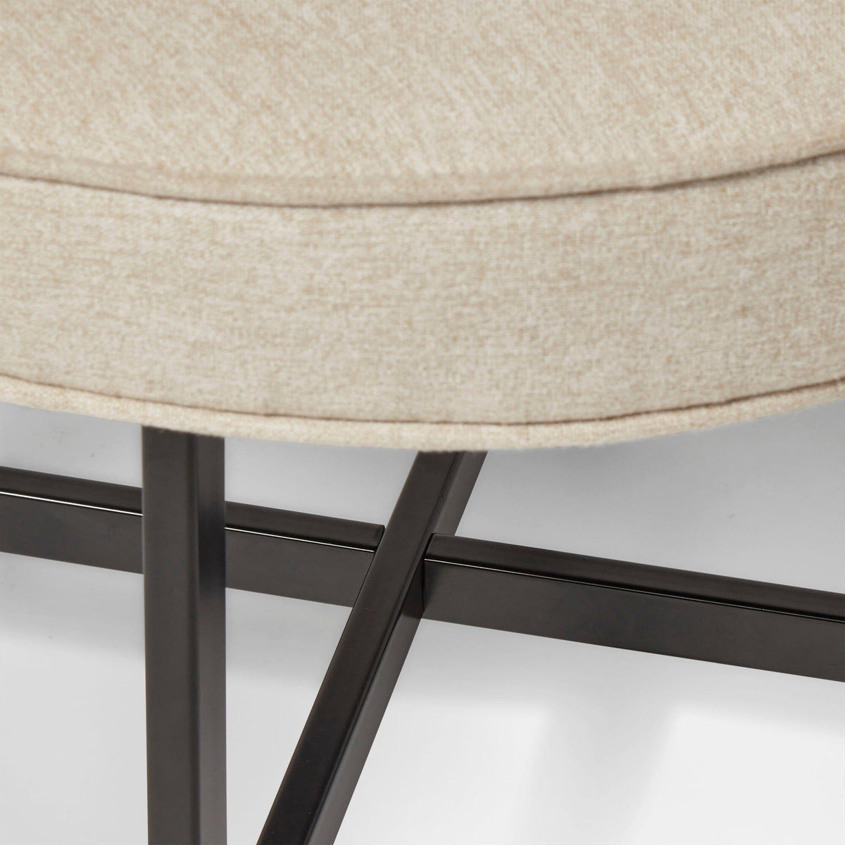 Jacob dining chairs - set of 2 - sand and black - Laura James