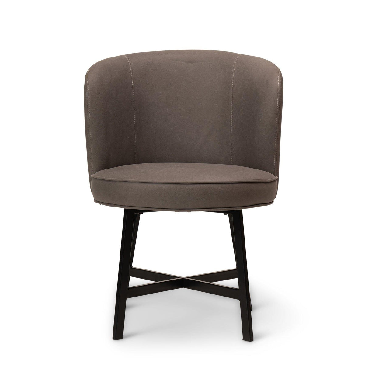 Jacob dining chairs - set of 2 - steel grey and black - Laura James