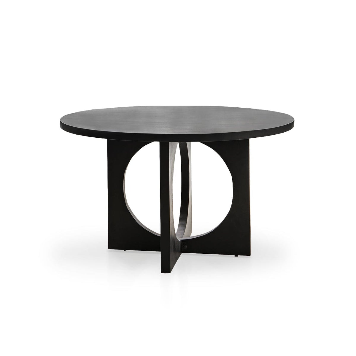 Jade 4 Seater Black Dining Table Set - Freya Sand Dining Chairs with Black Legs - Laura James