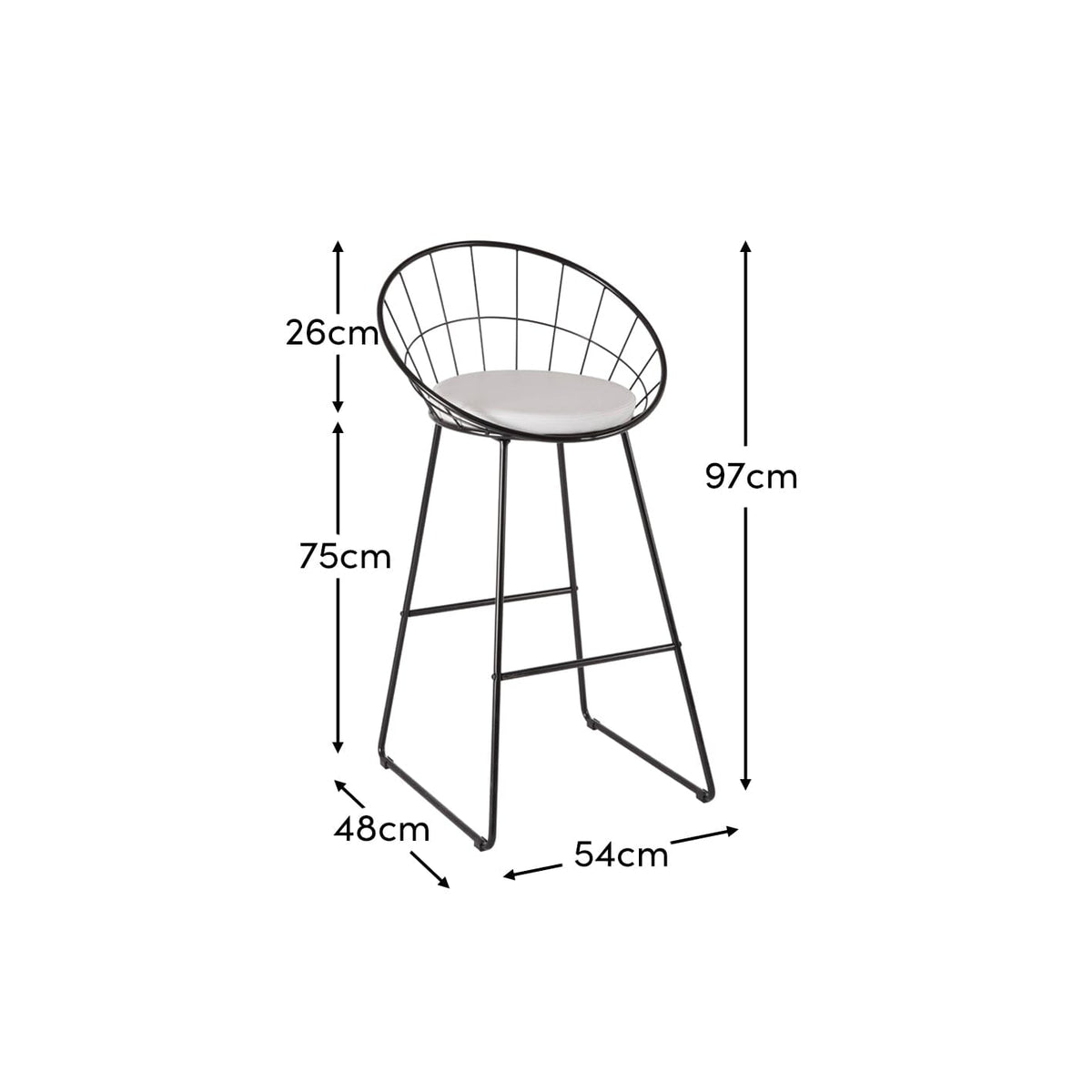 Jimmy breakfast bar stools - Laura James