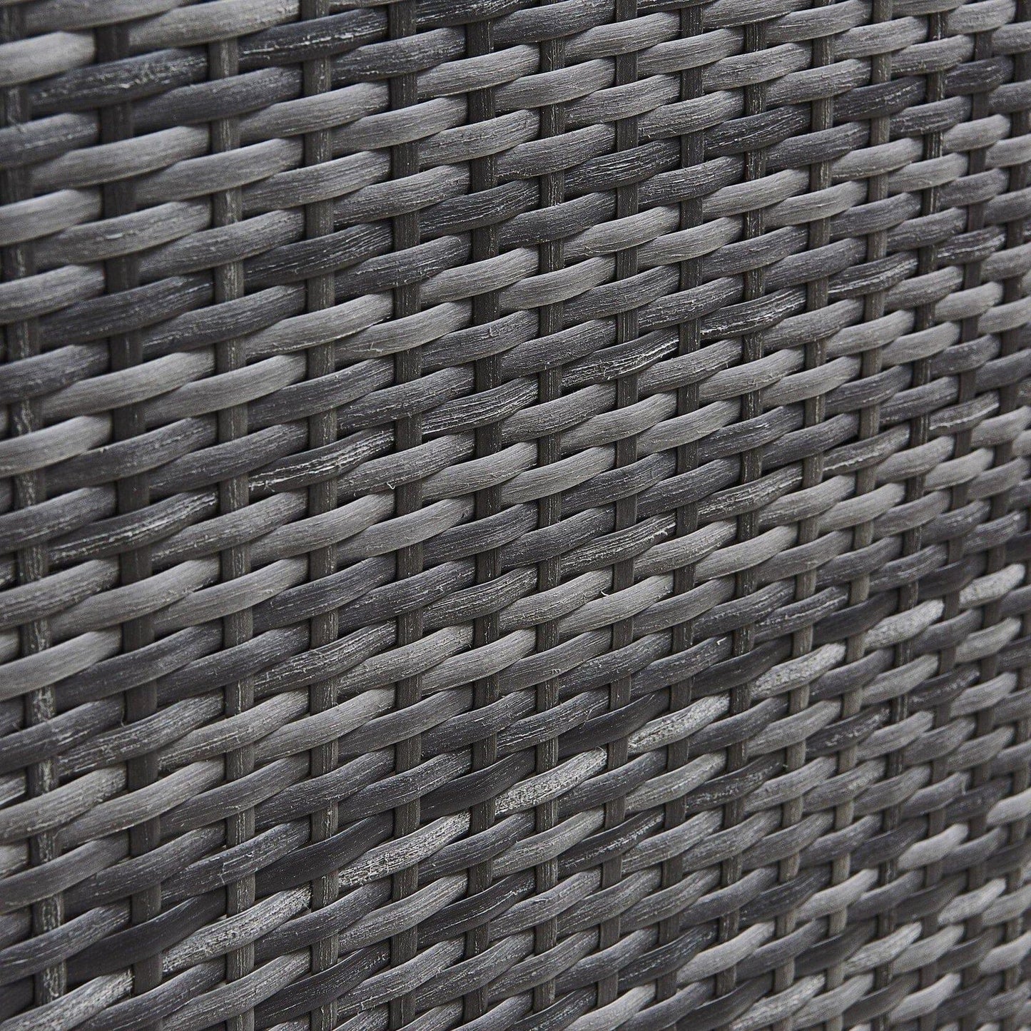 Kemble 2 Seater Rattan Bistro Dining Set in Grey - Laura James